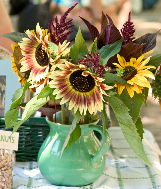 Flowers and farmer Markets