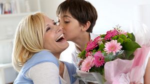 Why is giving flowers on Mother’s Day almost a custom?