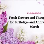 Fresh Flowers And Thoughtful Gifts For Birthdays And Anniversaries In March