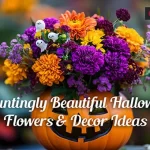 Hauntingly Beautiful Halloween Flowers & Decor Ideas